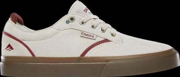 EMERICA SKATE SHOP DAY DICKSON - (WHITE/RED/GUM)