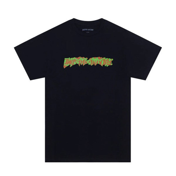FUCKING AWESOME CUT OUT LOGO TEE - (BLACK)