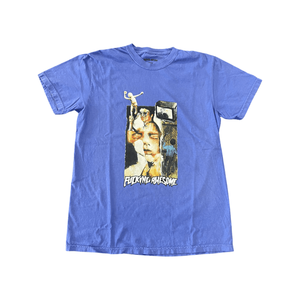 FUCKING AWESOME PELIGROSO TEE - BLUE