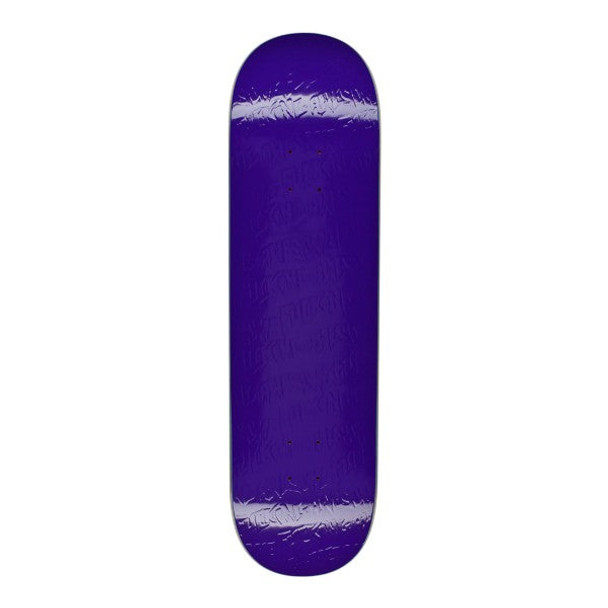 FUCKING AWESOME STAMP EMBOSSED DECK (PURPLE) - 8.38
