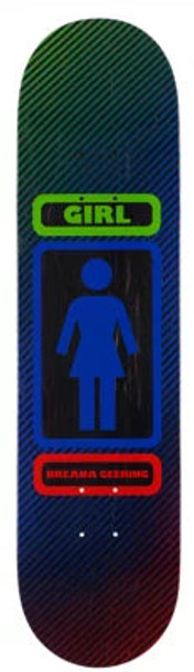 GIRL GEERING STRIPE 93 TIL DECK -(8)-(BLUE/GREEN/RED)