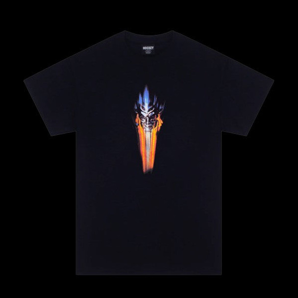 HOCKEY METAL MASK TEE - (BLACK)