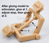 Articulators - Hard Plastic With Posterior Stop - Slotted - 100 Count