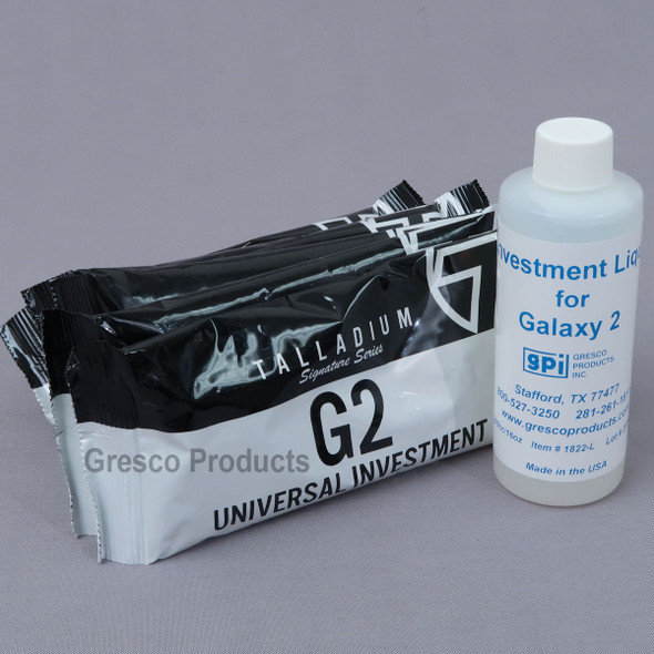 Talladium Galaxy 2 Universal Casting Pressing Investment - 5 x 100g Powder and Liquid