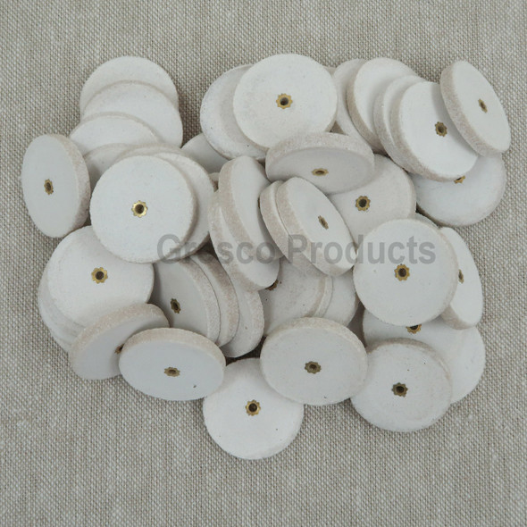 Keystone Mizzy Heatless Wheels White #5 - 22mm x 3.2mm - 50 Count
