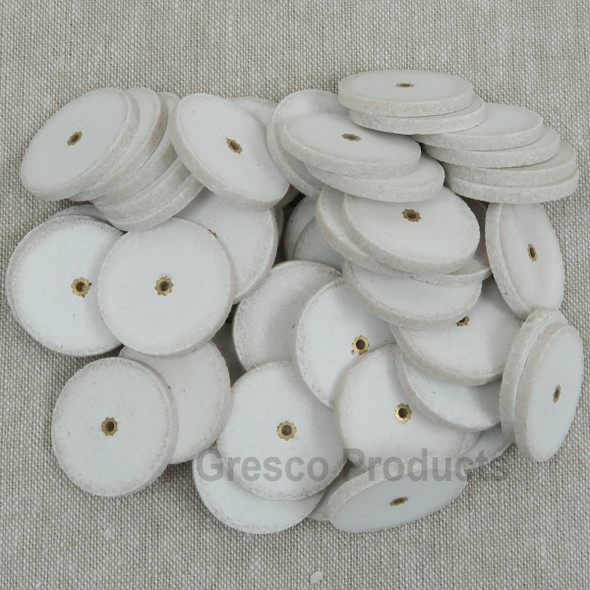 Keystone Mizzy Heatless Wheels White #3 - 25mm x 2.5mm - 50 Count