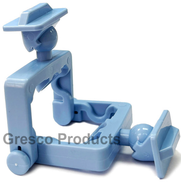 Articulators Blue - Hard Plastic WITHOUT Posterior Stop - Slotted - 100 Count