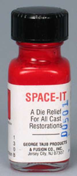 Taub Space-It Die Spacer - Red - 1/2 Oz. Bottle