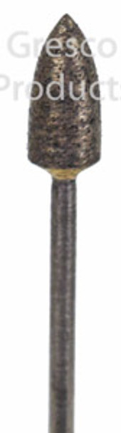 Sintered Diamond - HP Shank - Extra Coarse - Pointed Bullet - 065 Diameter