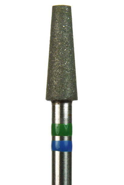 GP Diamond Stone for Zirconia  Med/Coarse  HP Shank Tapered Cylinder  035 Diameter