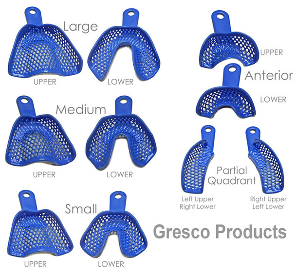 BTray Resin Coated Dental Impression Tray Set