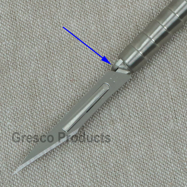Surgical Blade Stainless #3 Push Release Handle For #10 - #15 Blades