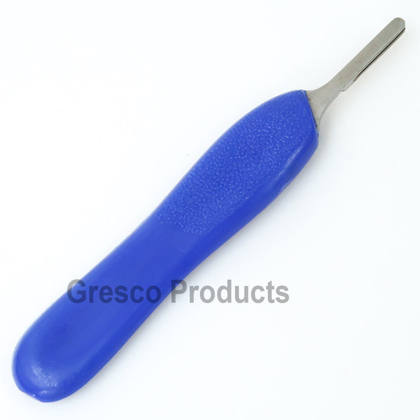 Surgical Blade Blue Plastic #4 Handle For #20 - #25 Blades