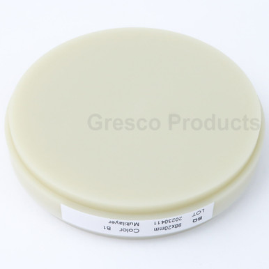 BesQual Dental Lab PMMA Disc Multilayer Shade B1 - Gresco Products