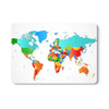 World Map Macbook Case