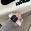 Simple White Apple Watch Strap