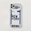 Travel Ticket Label iPhone Case