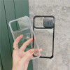 Clear Slide Camera Lens Protection iPhone Case