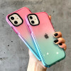 Rainbow Gradient Clear iPhone Case