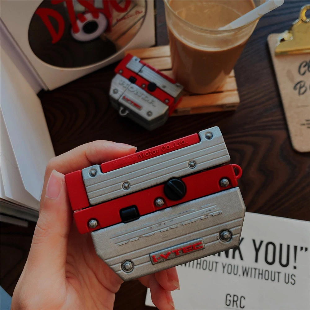 Honda Car Engine Airpod Case