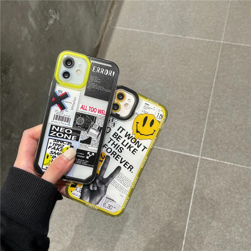 Smiley Label iPhone Case Smiley Label iPhone Case