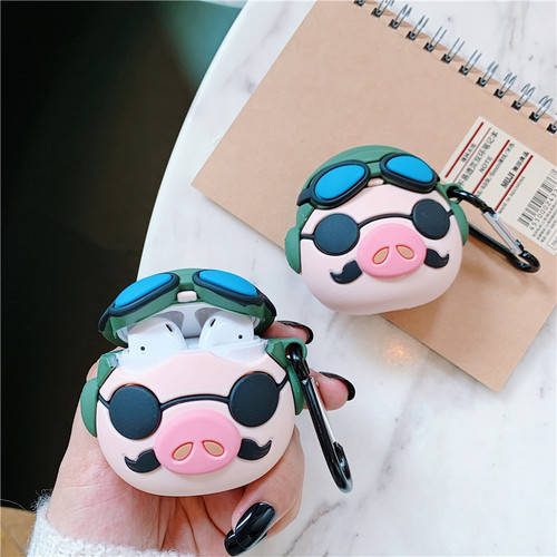 Pilot Pig  Airpod Case Pilot Pig  Airpod Case