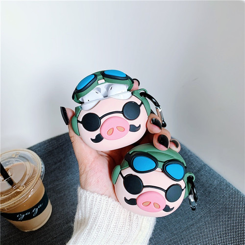 Pilot Pig  Airpod Case Pilot Pig  Airpod Case