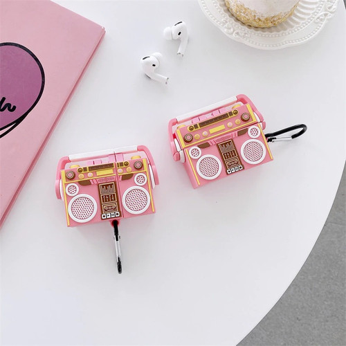 Pink Radio Airpod Case Pink Radio Airpod Case