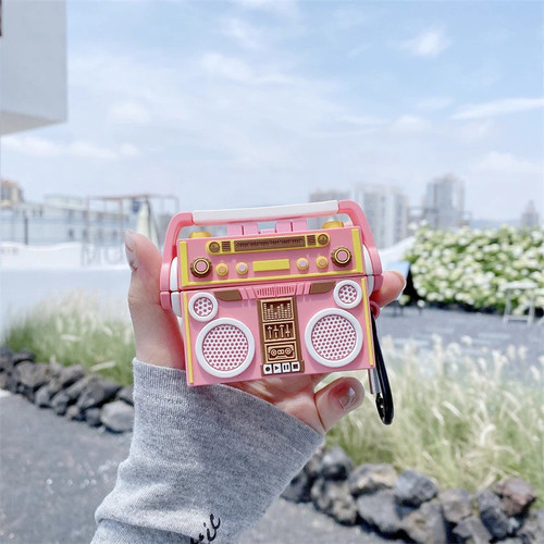 Pink Radio Airpod Case Pink Radio Airpod Case