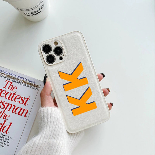 Leather Initials iPhone Case Leather Initials iPhone Case