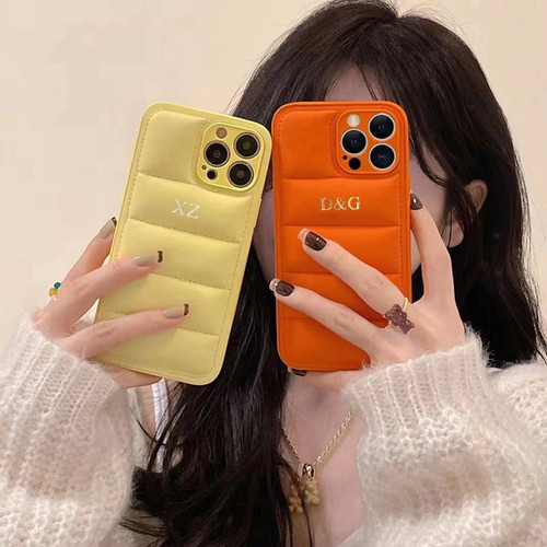 Initial Puffer Jacket iPhone Case Initial Puffer Jacket iPhone Case
