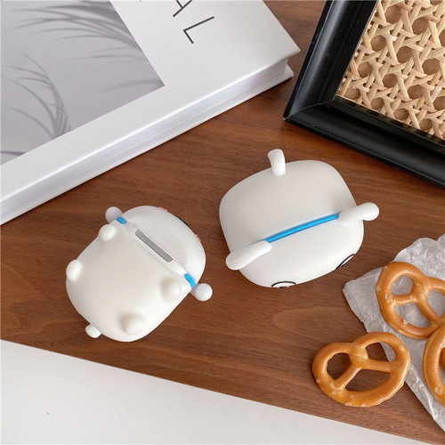 White Kawai Dog Airpod Case White Kawai Dog Airpod Case