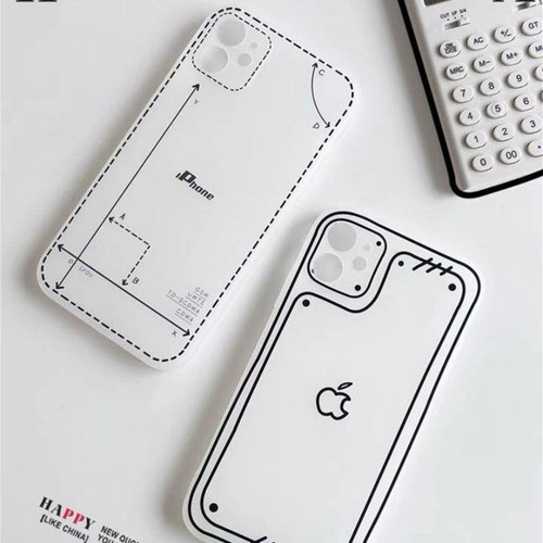 Simple Outline iPhone Case