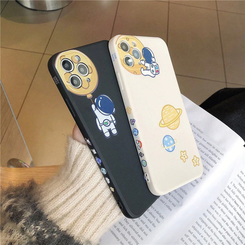 Astronaut Spaceship  iPhone Case