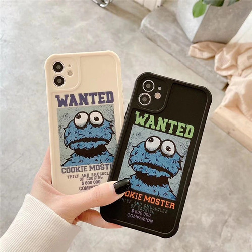 Cookie Monster Wanted iPhone case