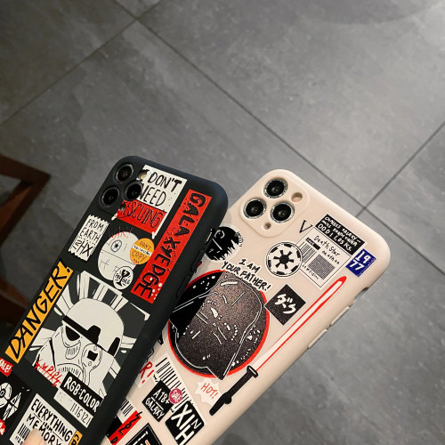 Cartoon Mapping Star Wars iPhone Case Cartoon Mapping Star Wars iPhone Case