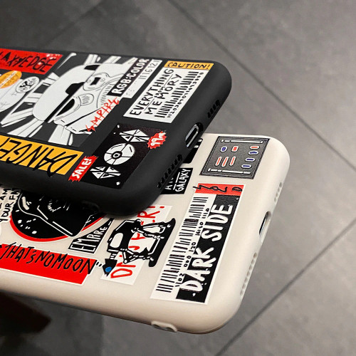 Cartoon Mapping Star Wars iPhone Case Cartoon Mapping Star Wars iPhone Case