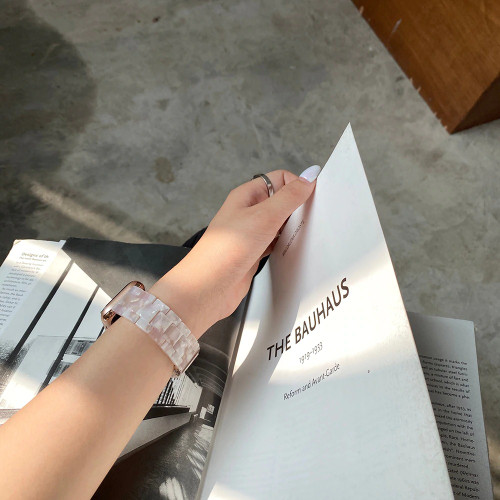 Pink Resin Marble Apple Watch Strap Pink Resin Marble Apple Watch Strap