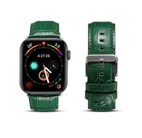 Leather Crocodile Apple Watch Strap Leather Crocodile Apple Watch Strap