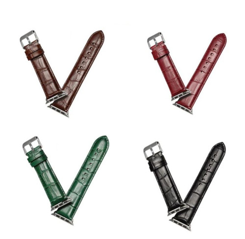 Leather Crocodile Apple Watch Strap