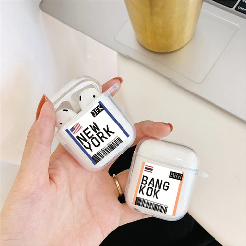 Tourist Clear Air ticket Airpod Case Tourist Clear Air ticket Airpod Case