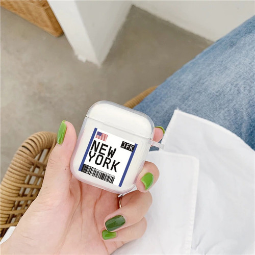 Tourist Clear Air ticket Airpod Case Tourist Clear Air ticket Airpod Case