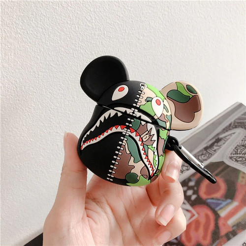 Bearbrick X BAPE camo Airpod Case Bearbrick X BAPE camo Airpod Case