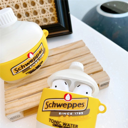 Schweppes Lemon Airpod Case