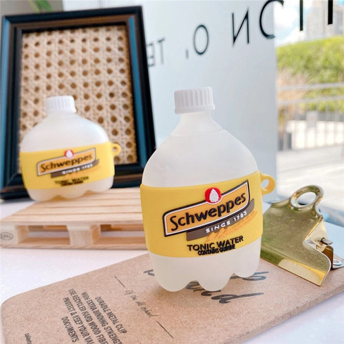 Schweppes Lemon Airpod Case