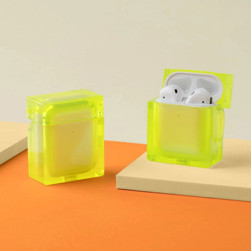 Fluorescence Clear Transparent Airpod Case Fluorescence Clear Transparent Airpod Case