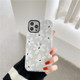 Cow and Flowers Transparent iPhone Case