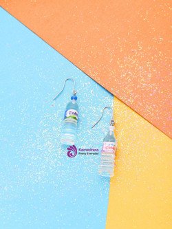 Bottle Shaped Drop Earrings