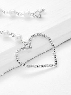 Heart Design Drop Earrings With Jewelry