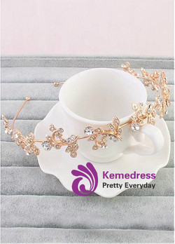 In Stock Fabulous Alloy Wedding Hair Jewelry With Rhinestones